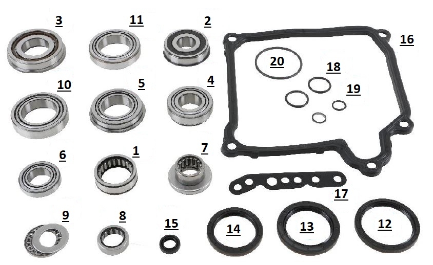 LUK 462 0146 10 GearBOX Reparatursatz, DSG-Getriebe Allrad