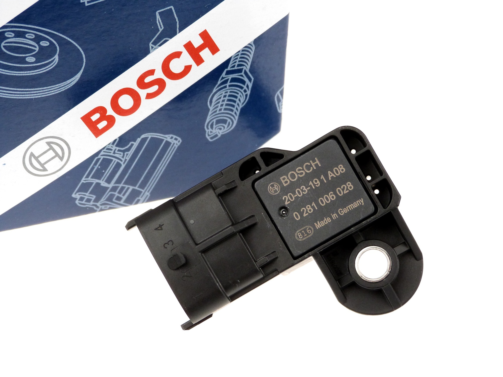 1 Stück Bosch 300 kPa Ladedruck MAP Sensor
