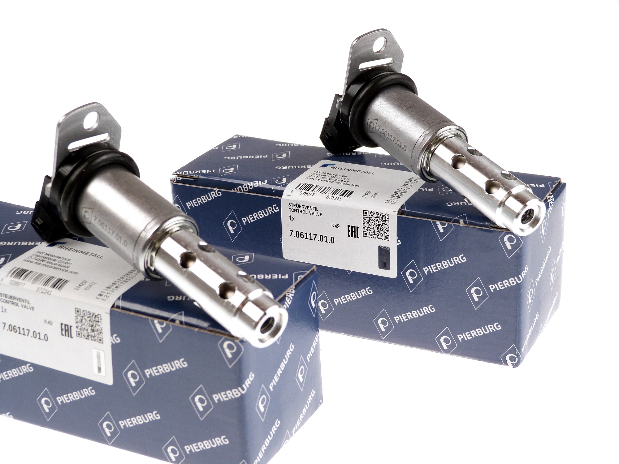 2 Stück PIERBURG 7.06117.01.0 Steuerventil, Nockenwellenverstellung