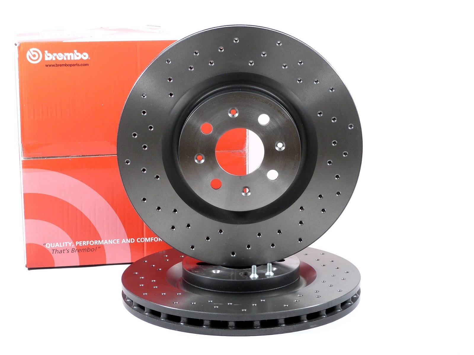 Brembo Bremsscheibensatz 09.8004.7X inkl. Belagsatz