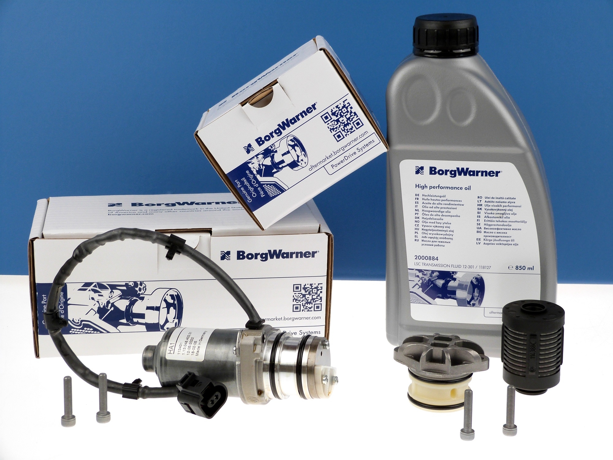 BORGWARNER Pumpe Filter Öl Set Generation IV