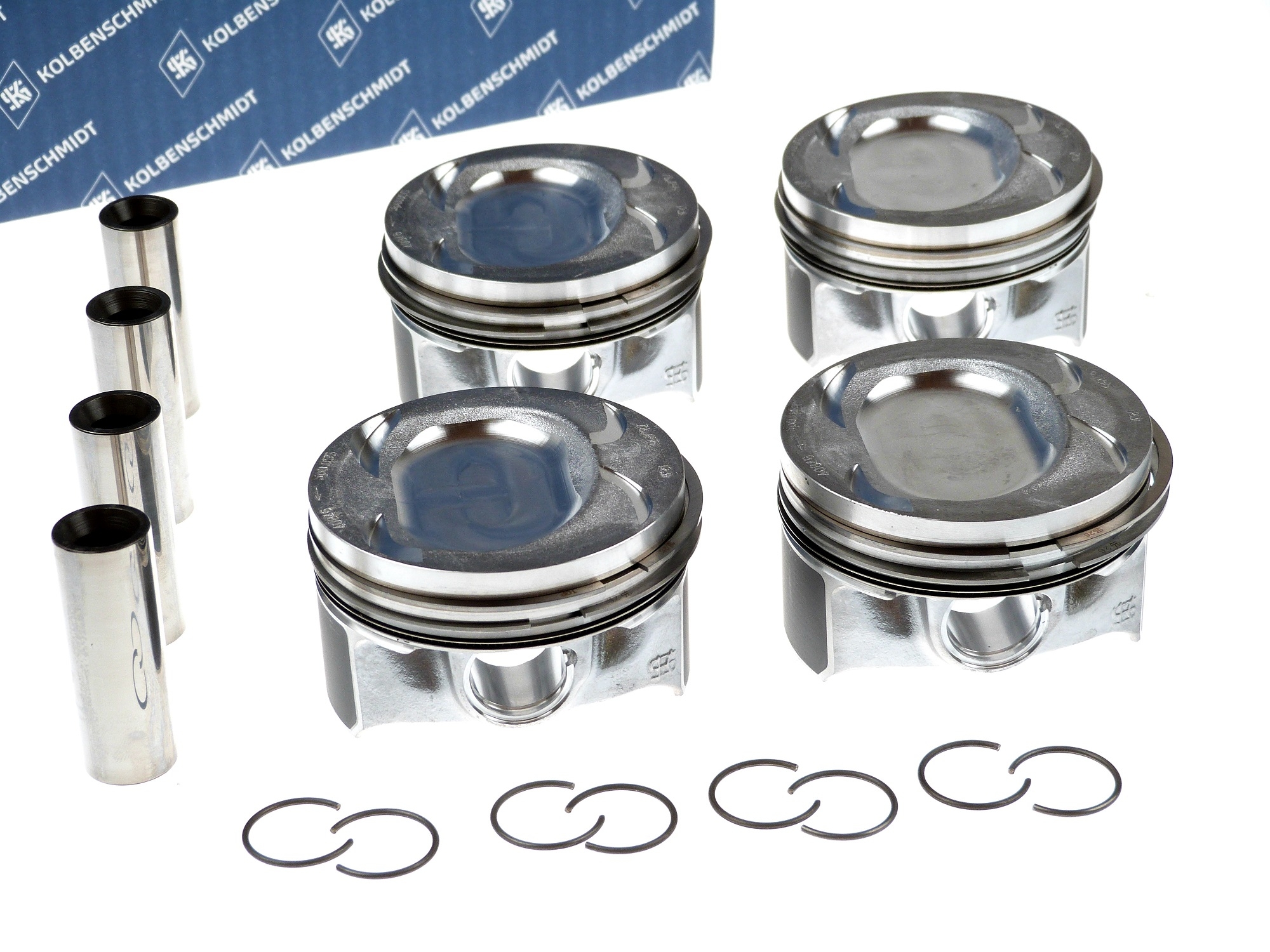 4 Stück KS 40 846 600 Motorsatz Kolben
