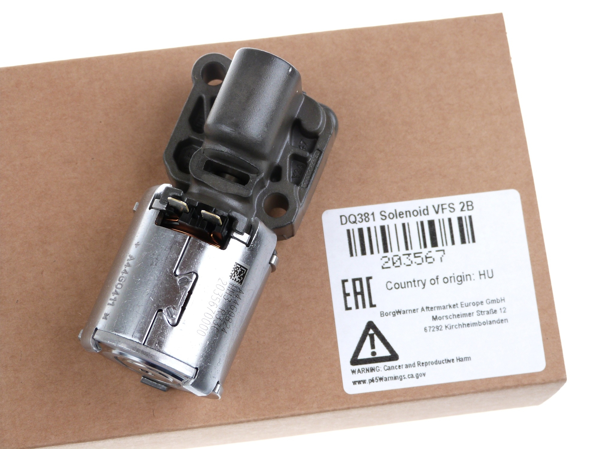 1 Stück BorgWarner Magnetventil N435 N439