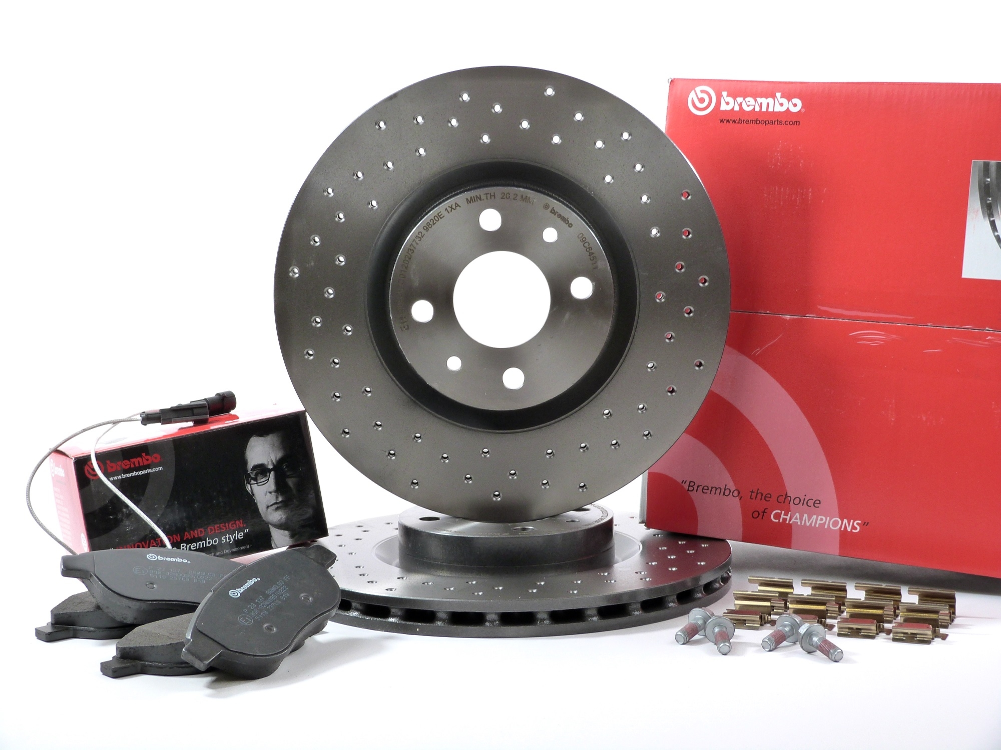 Brembo Bremsscheibensatz 09.C645.11 inkl. Belagsatz