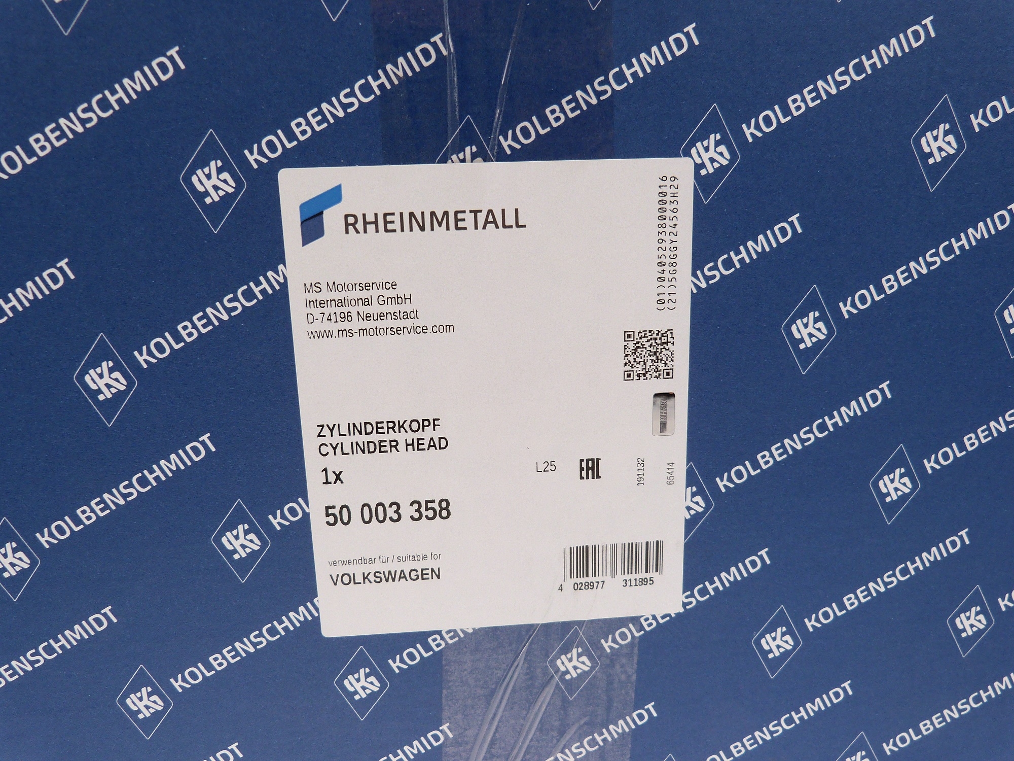 1 Stück KS 50 003 358 ZYLINDERKOPF