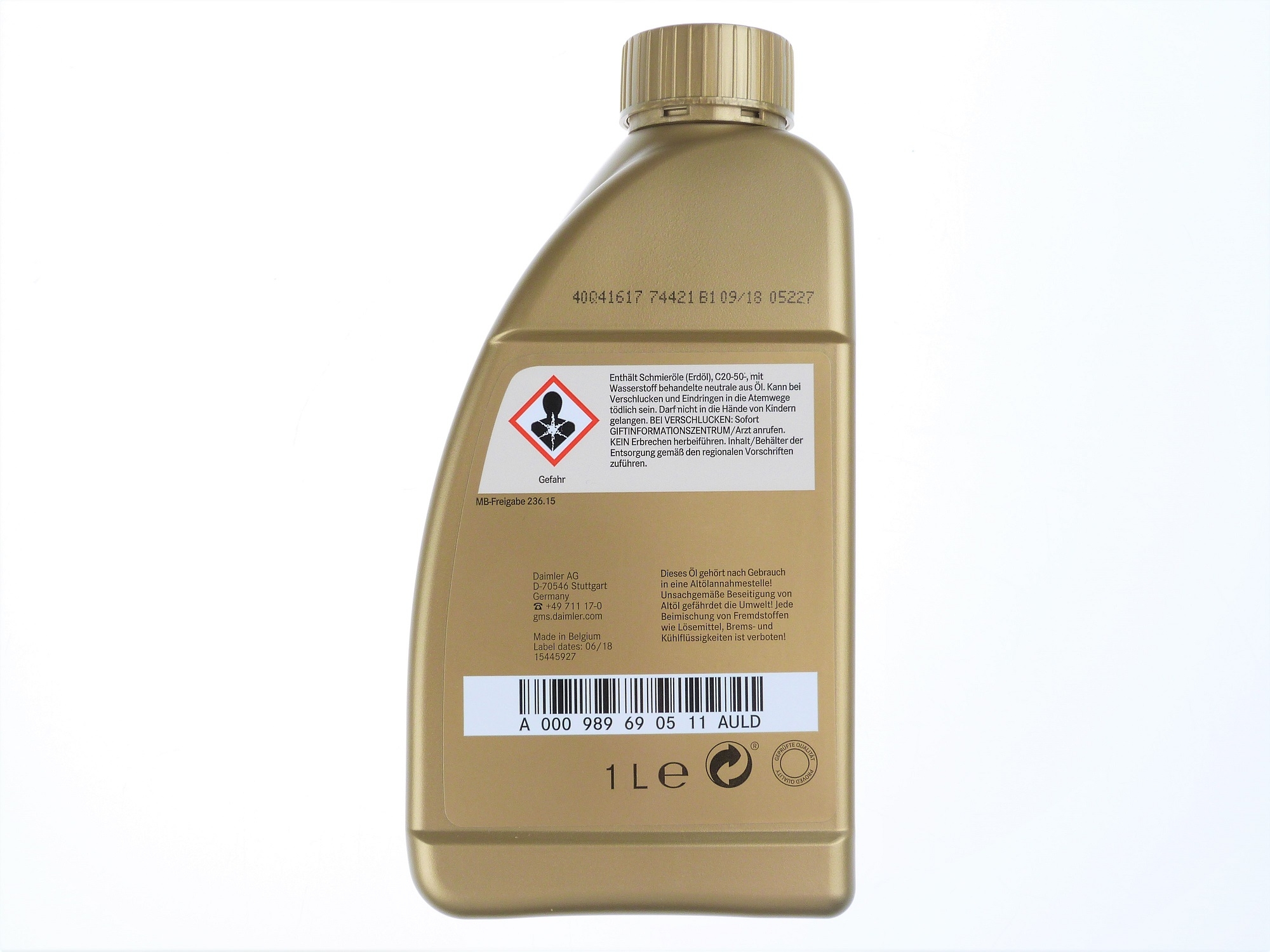 MB Getriebeöl Wechsel-Kit 7G-Tronic Plus NAG-2FE+