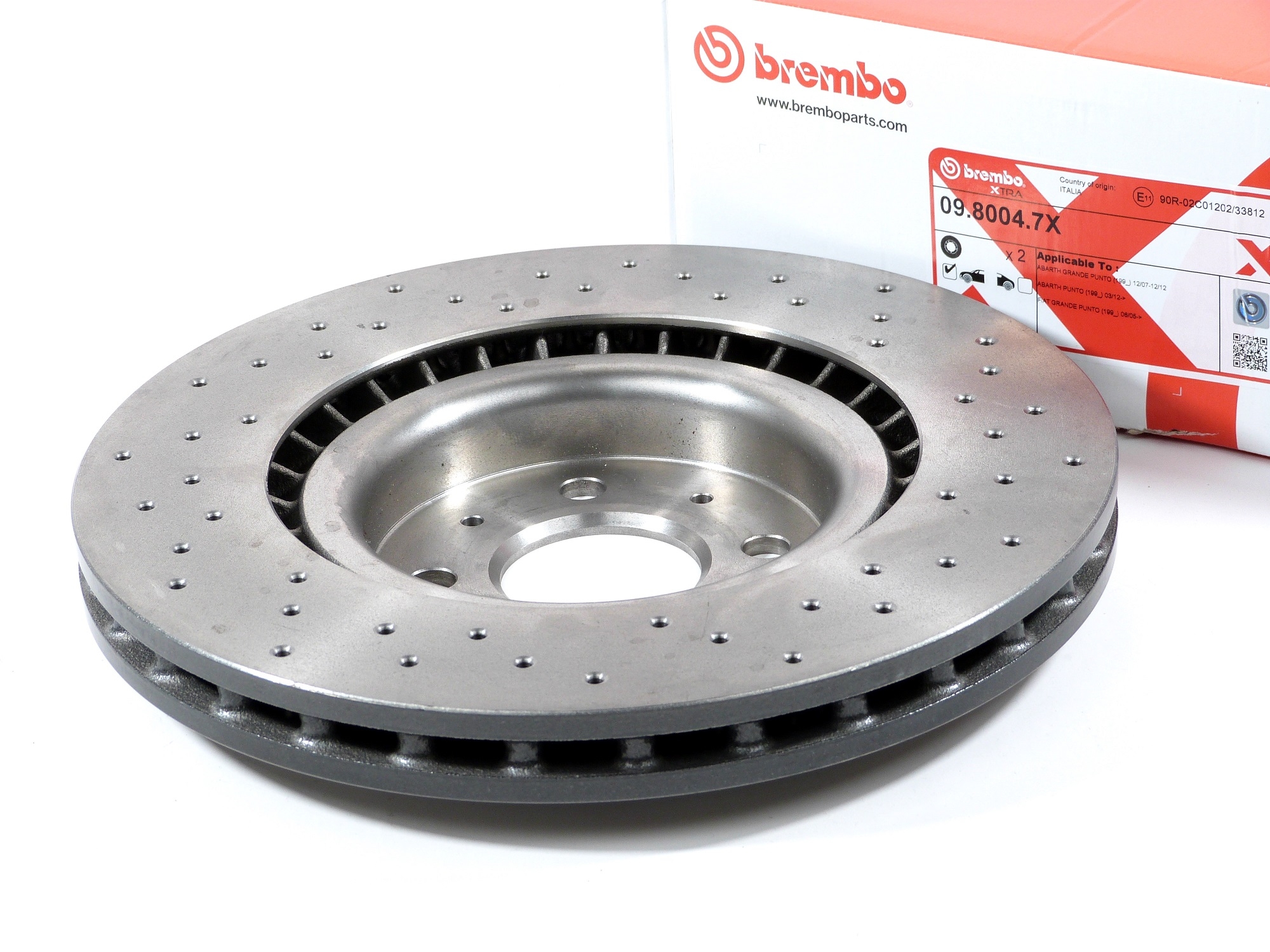 Brembo Bremsscheibensatz 09.8004.7X
