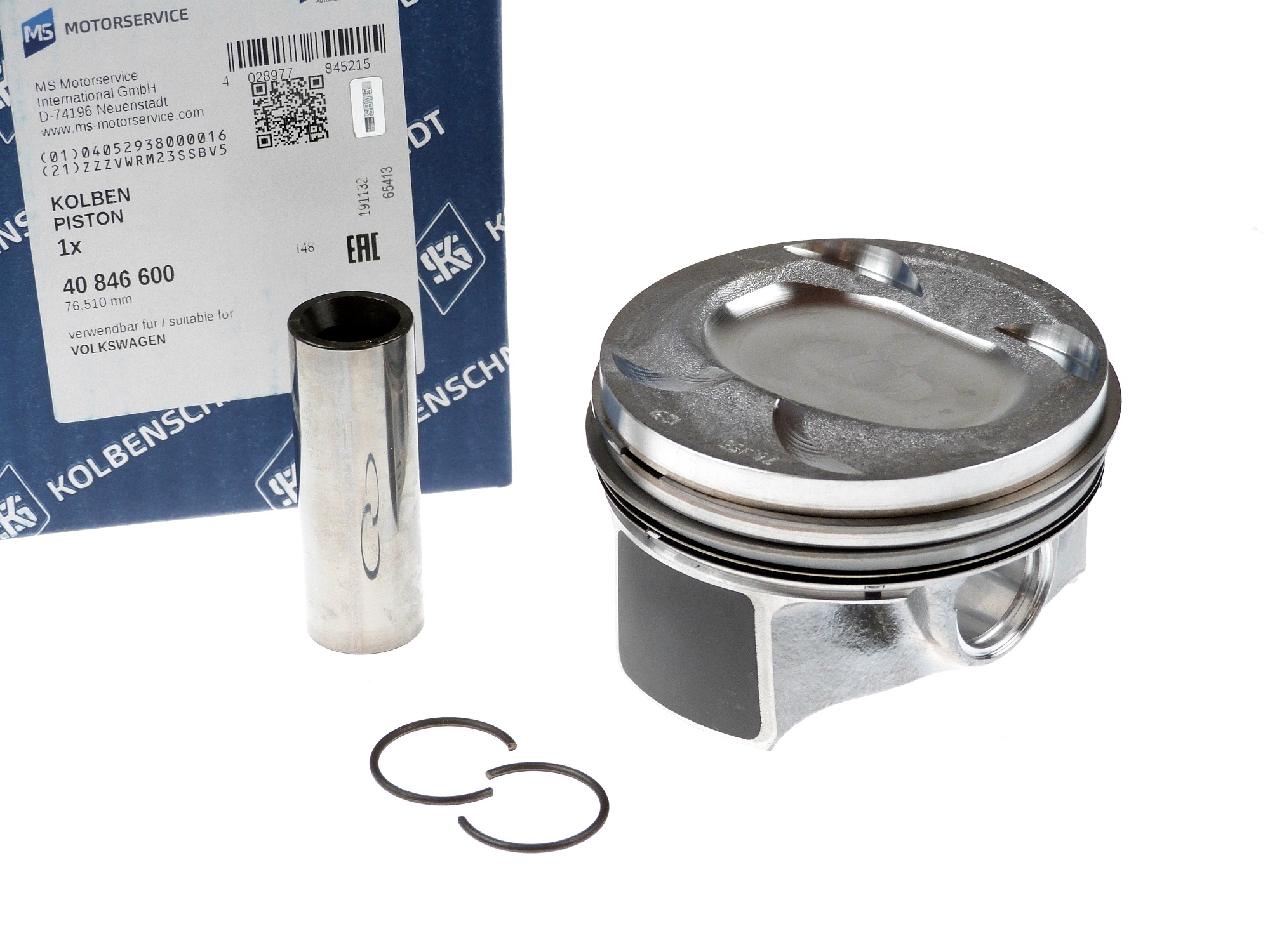 4 Stück KS 40 846 600 Motorsatz Kolben