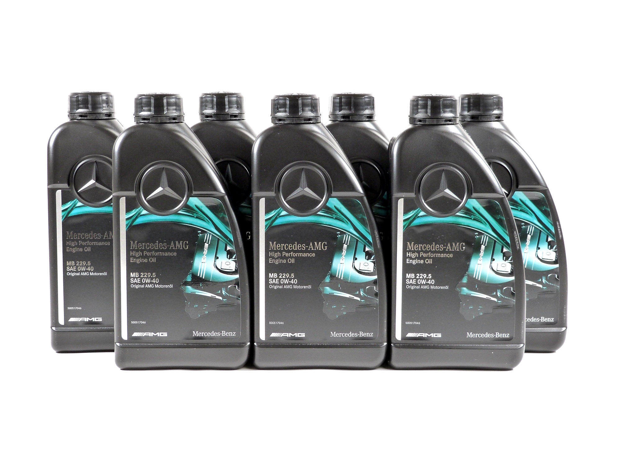 7 Liter Mercedes-Benz AMG Motorenöl 0W-40 MB-Freigabe 229.5