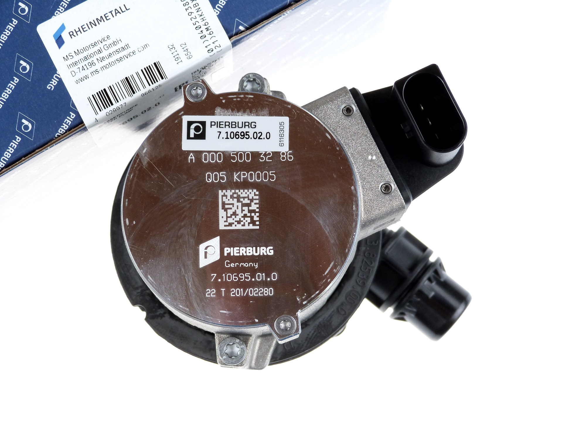 1 Stück Pierburg 7.10695.02.0 Zusatzwasserpumpe Elektrische Kühlmittelpumpe