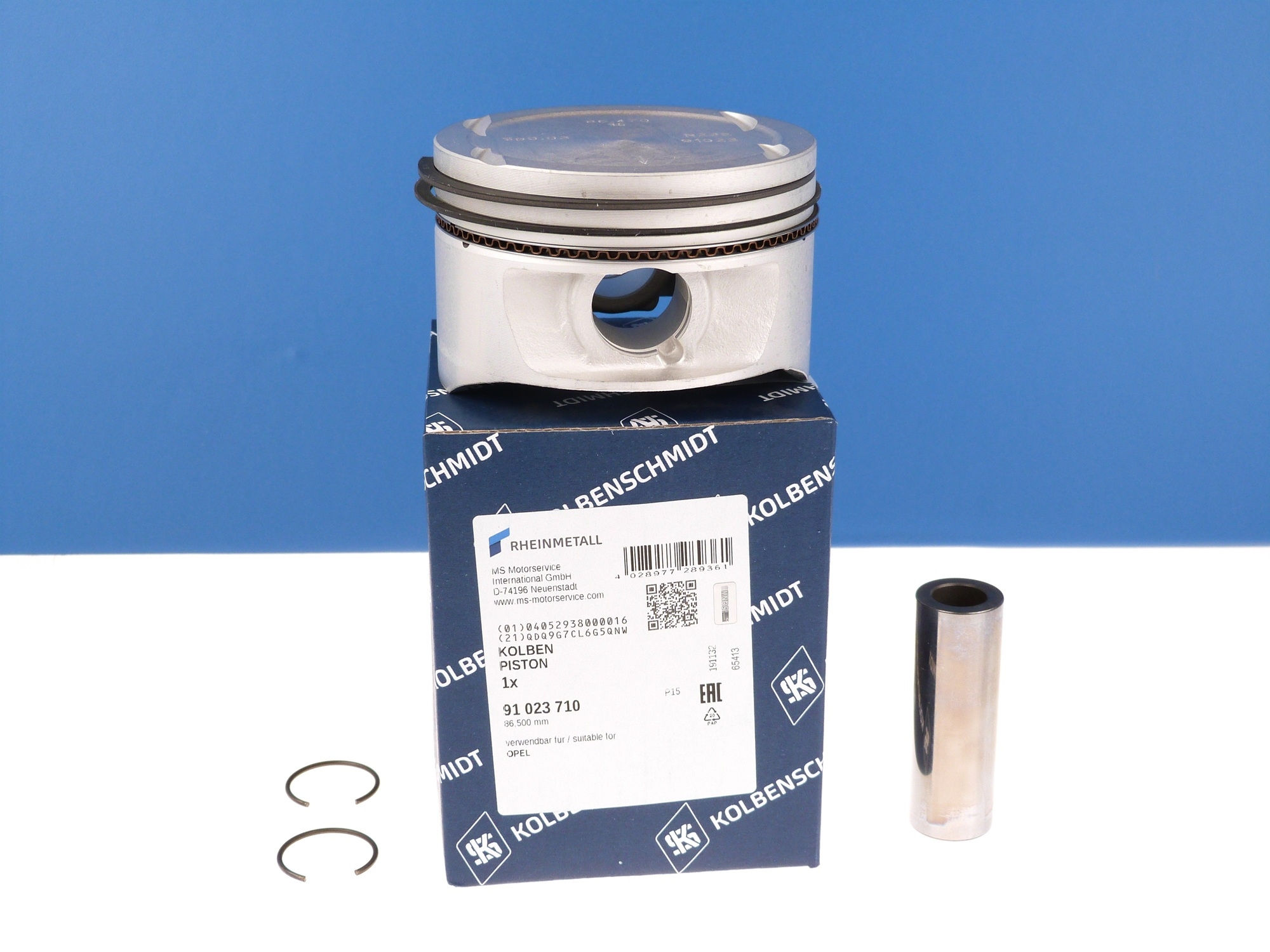 4 Stück KS 91 023 710 Kolben