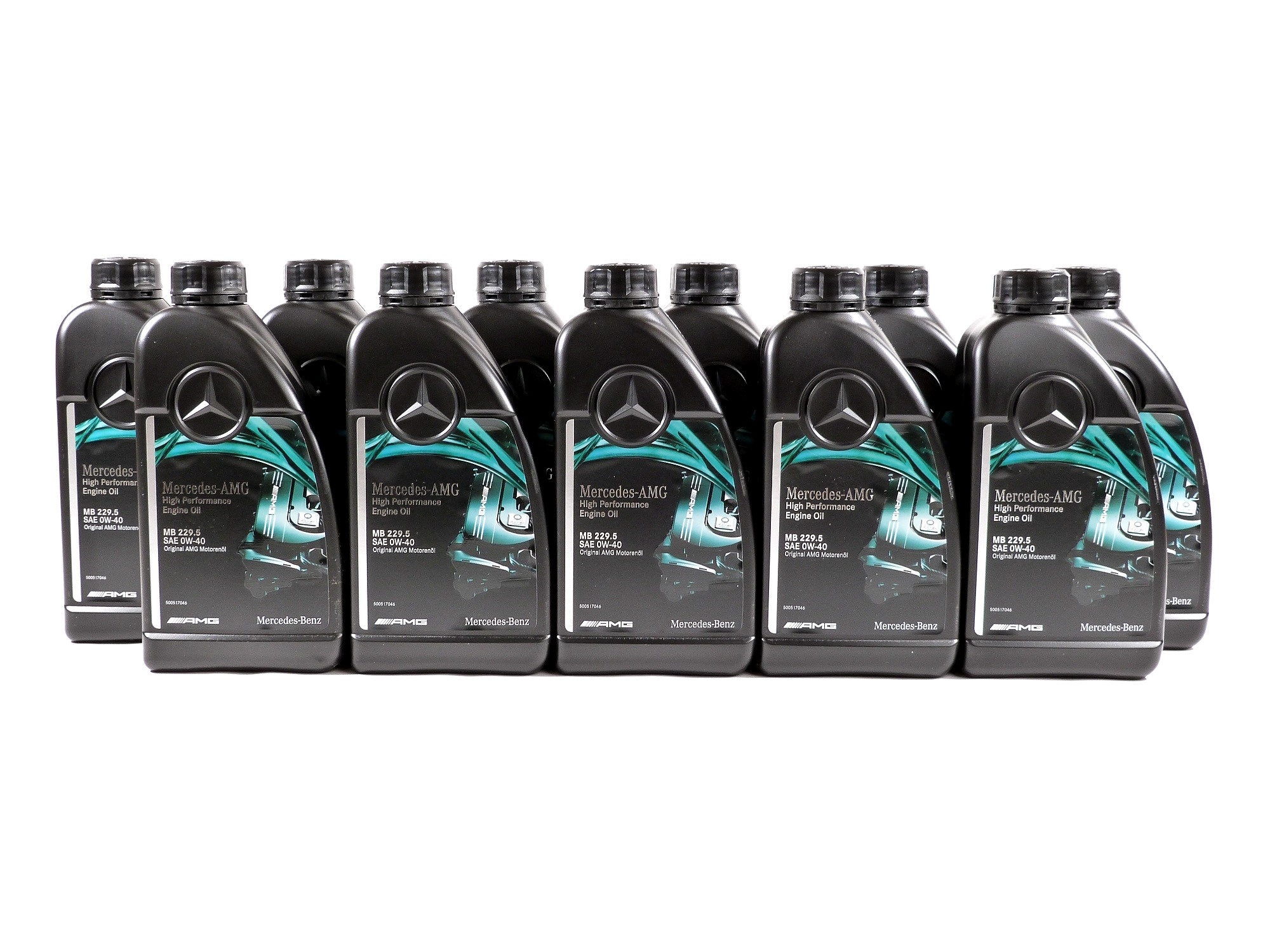 11 Liter Mercedes-Benz AMG Motorenöl 0W-40 MB-Freigabe 229.5