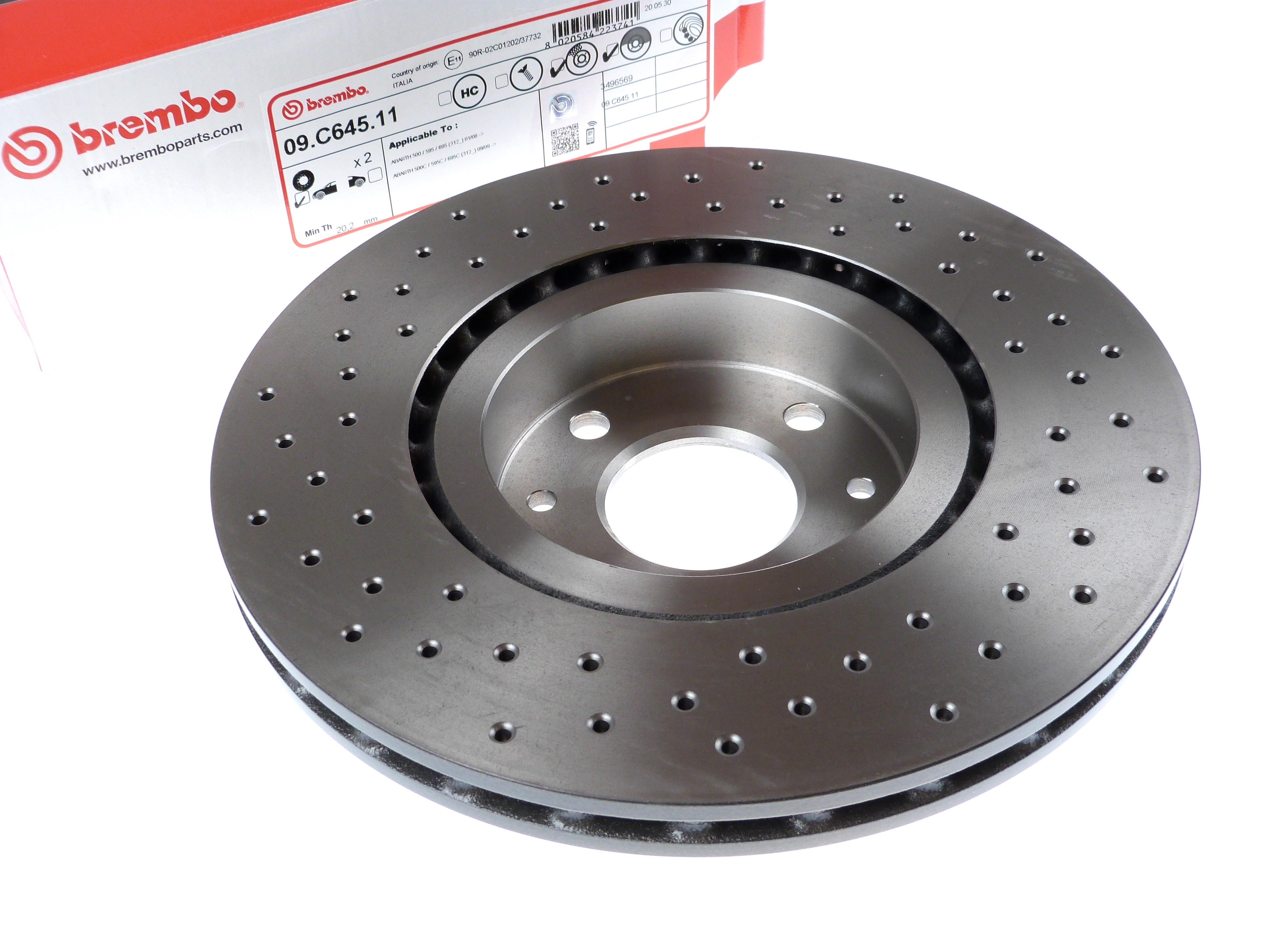 Brembo Bremsscheibensatz 09.C645.11