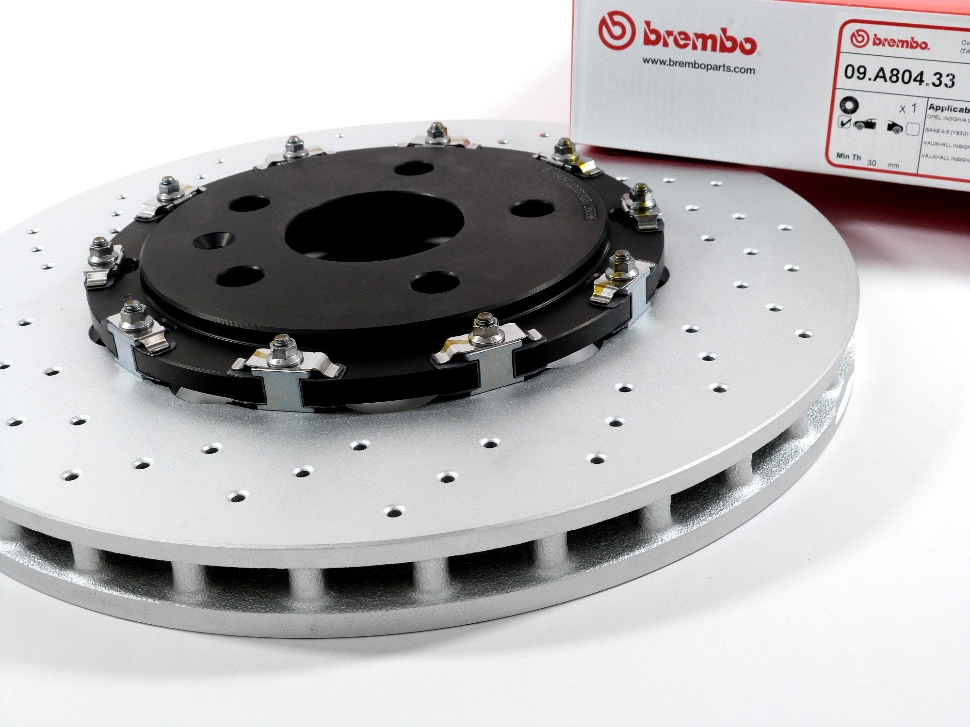 Brembo Bremsscheibensatz 09.A804.33