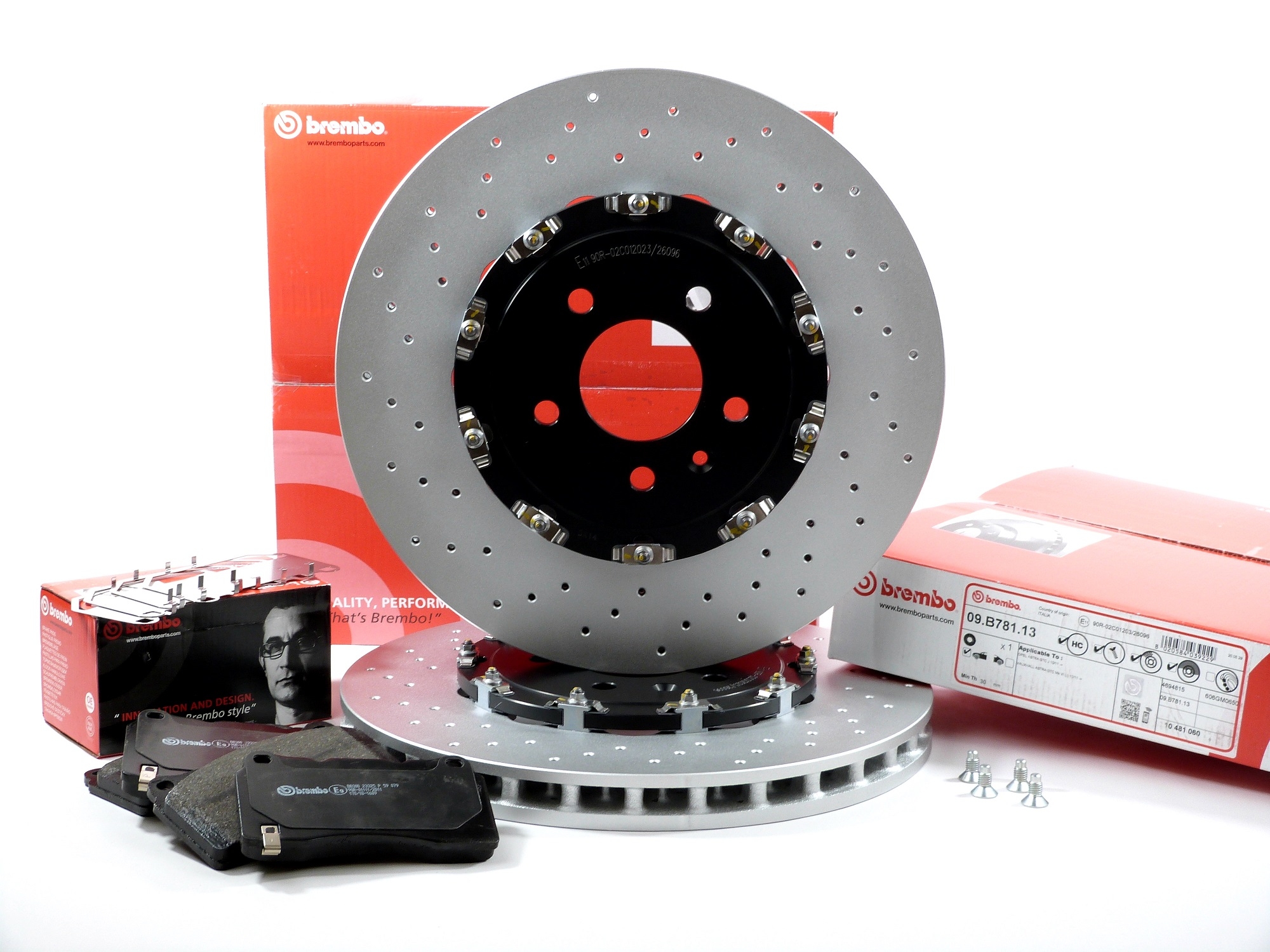 Brembo Bremsscheibensatz 09.B781.13 inkl. Belagsatz