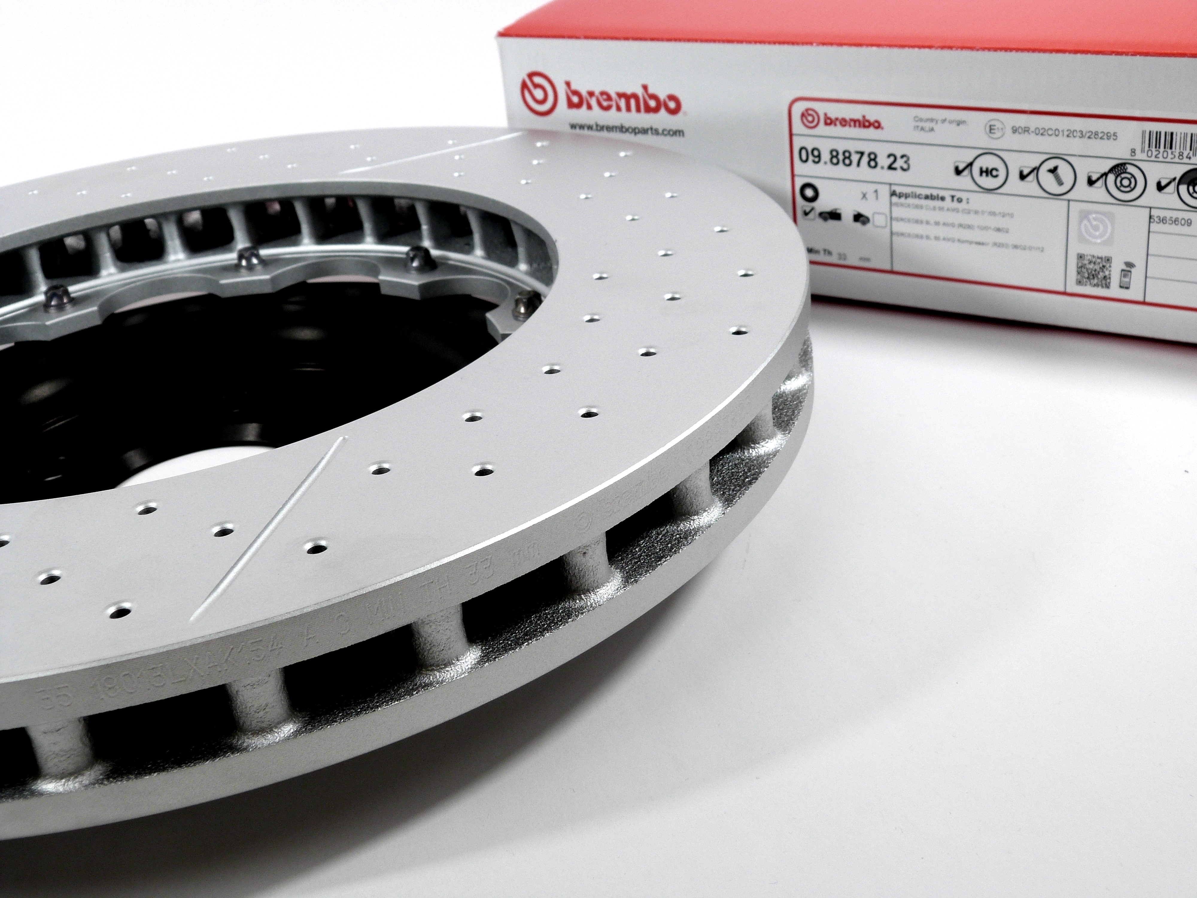 Brembo Bremsscheibensatz 09.8878.23