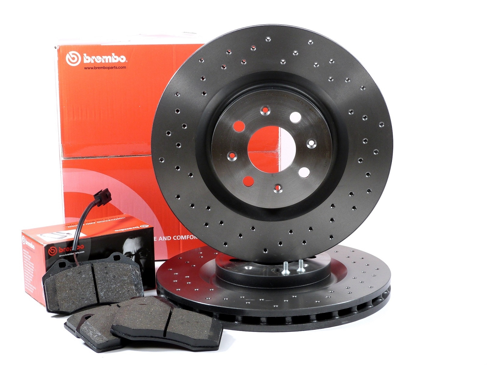 Brembo Bremsscheibensatz 09.8004.7X inkl. Belagsatz