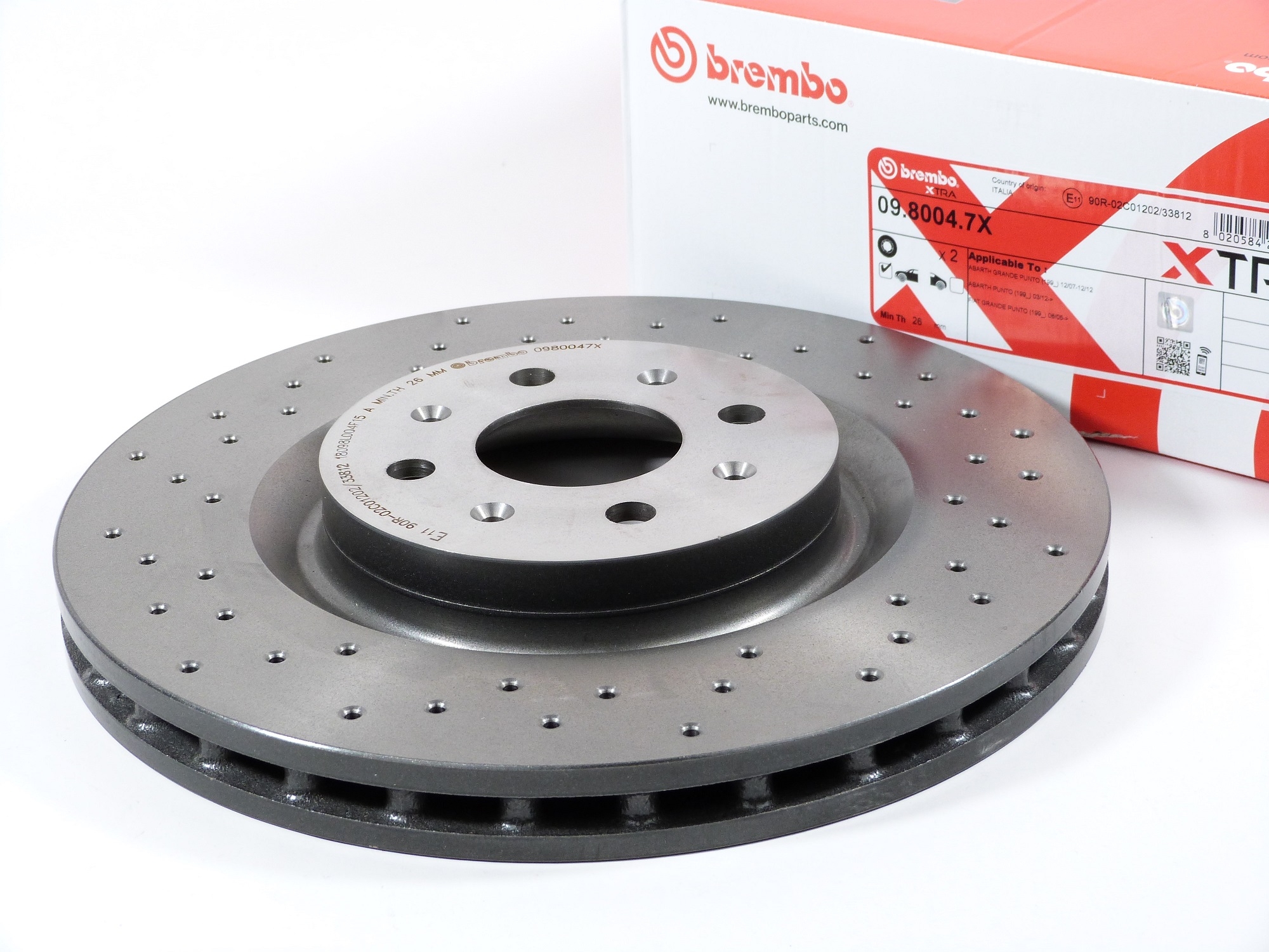 Brembo Bremsscheibensatz 09.8004.7X