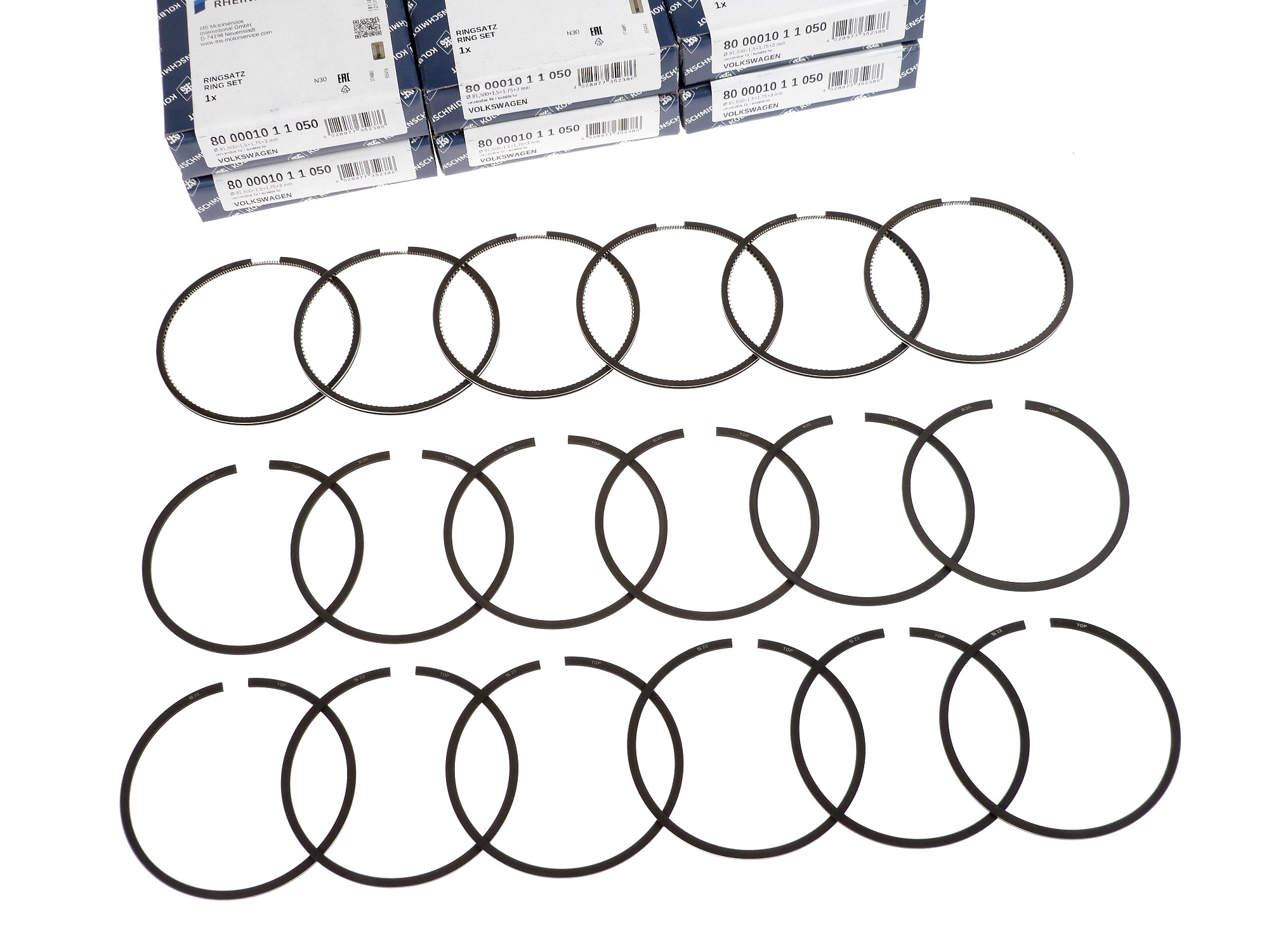 6x KS Kolbenringsatz 800001011050