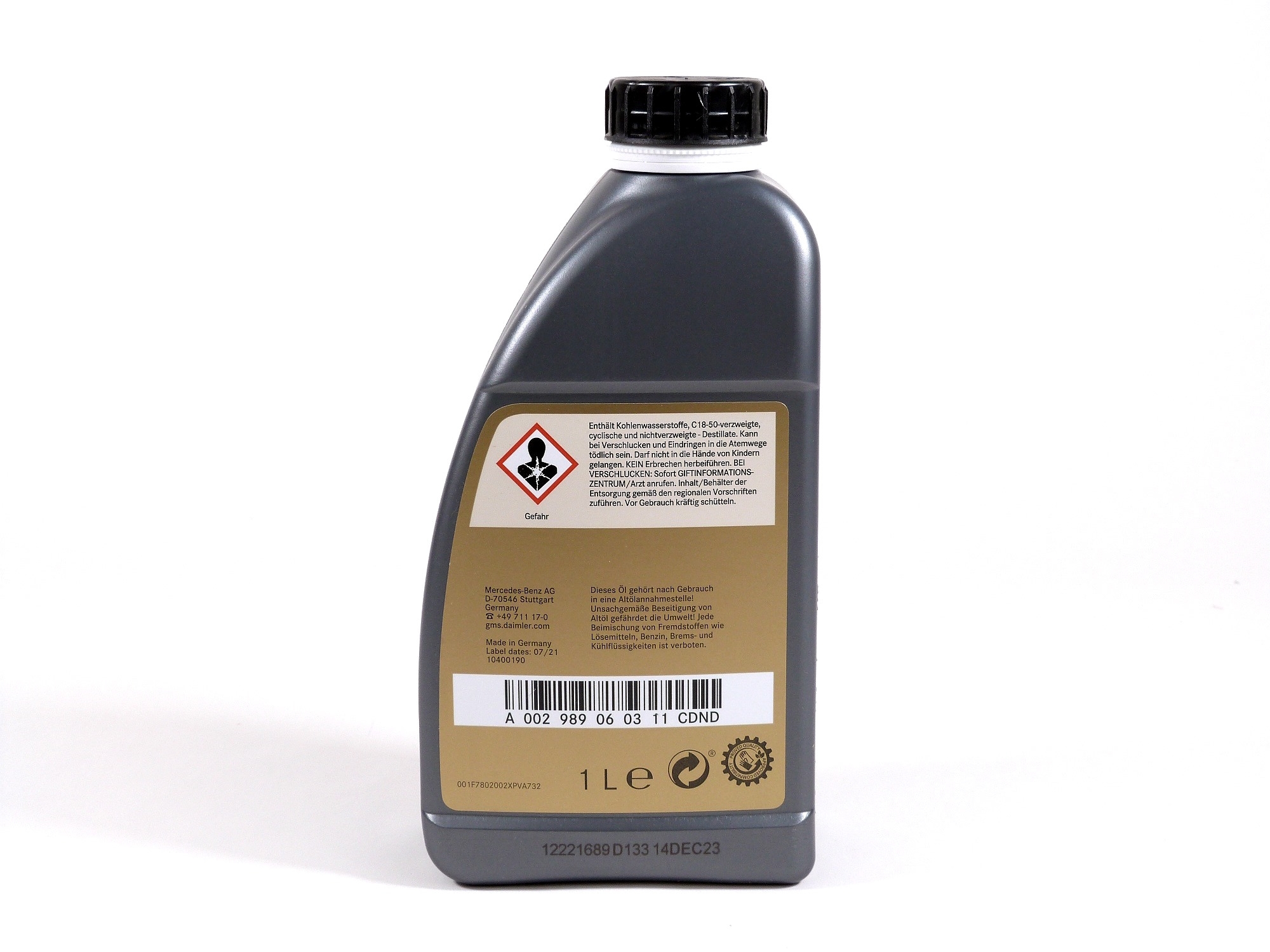 10 Liter Mercedes-Benz Getriebeöl MB-Freigabe 236.17