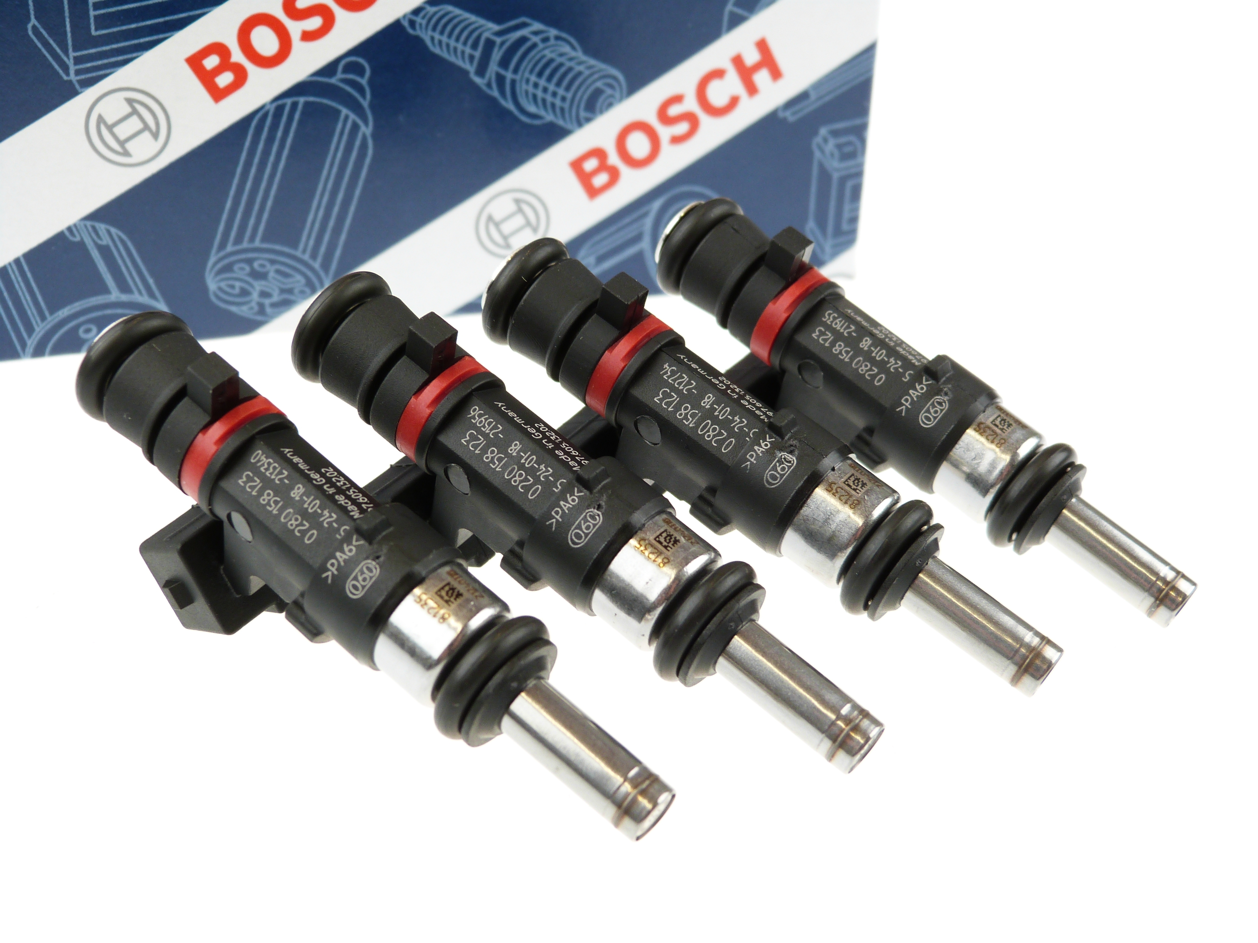 4 Stück Bosch 0 280 158 123 Einspritzventile 650 ccm