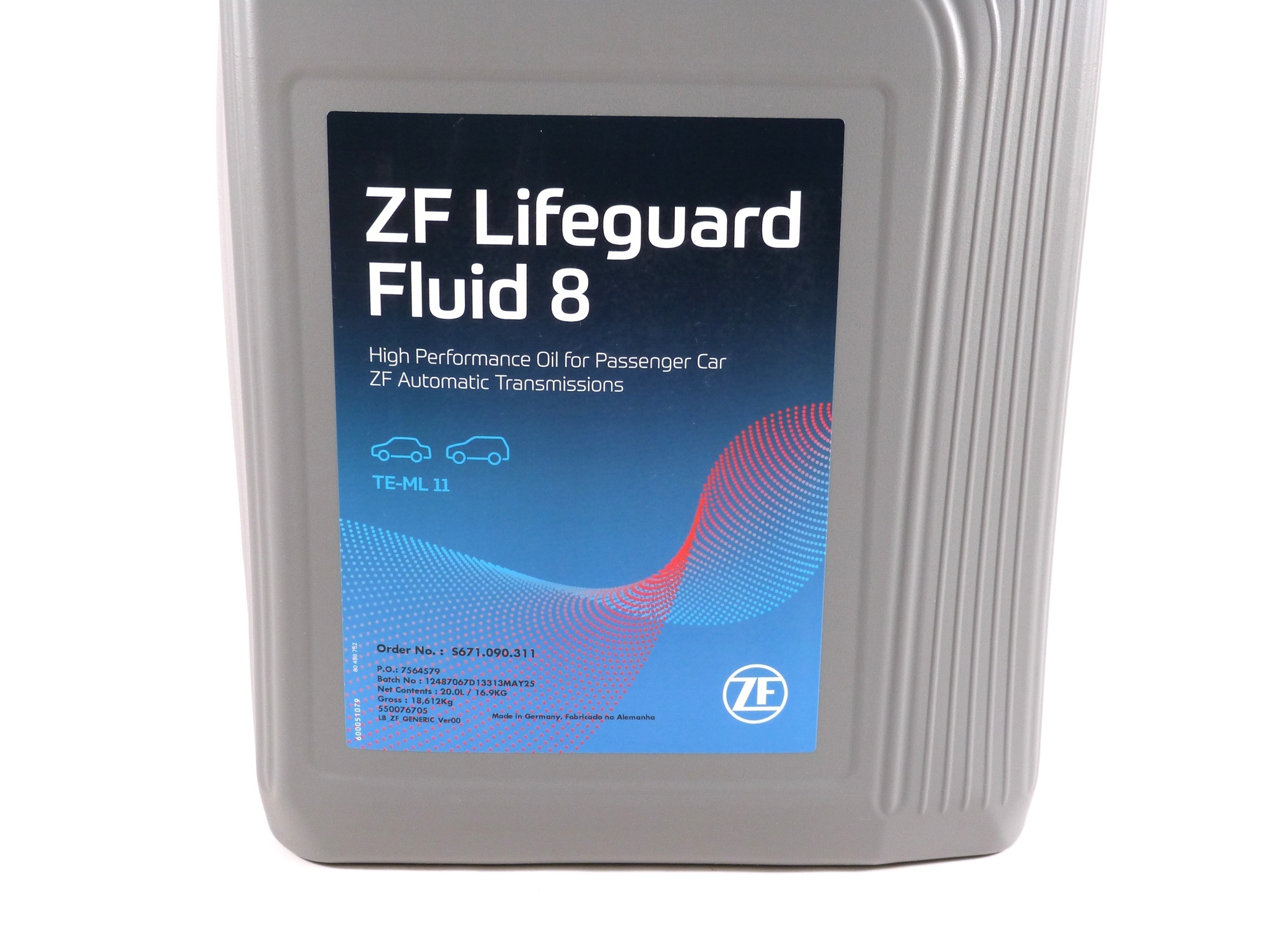20 Liter Kanister ZF LifeguardFluid 8
