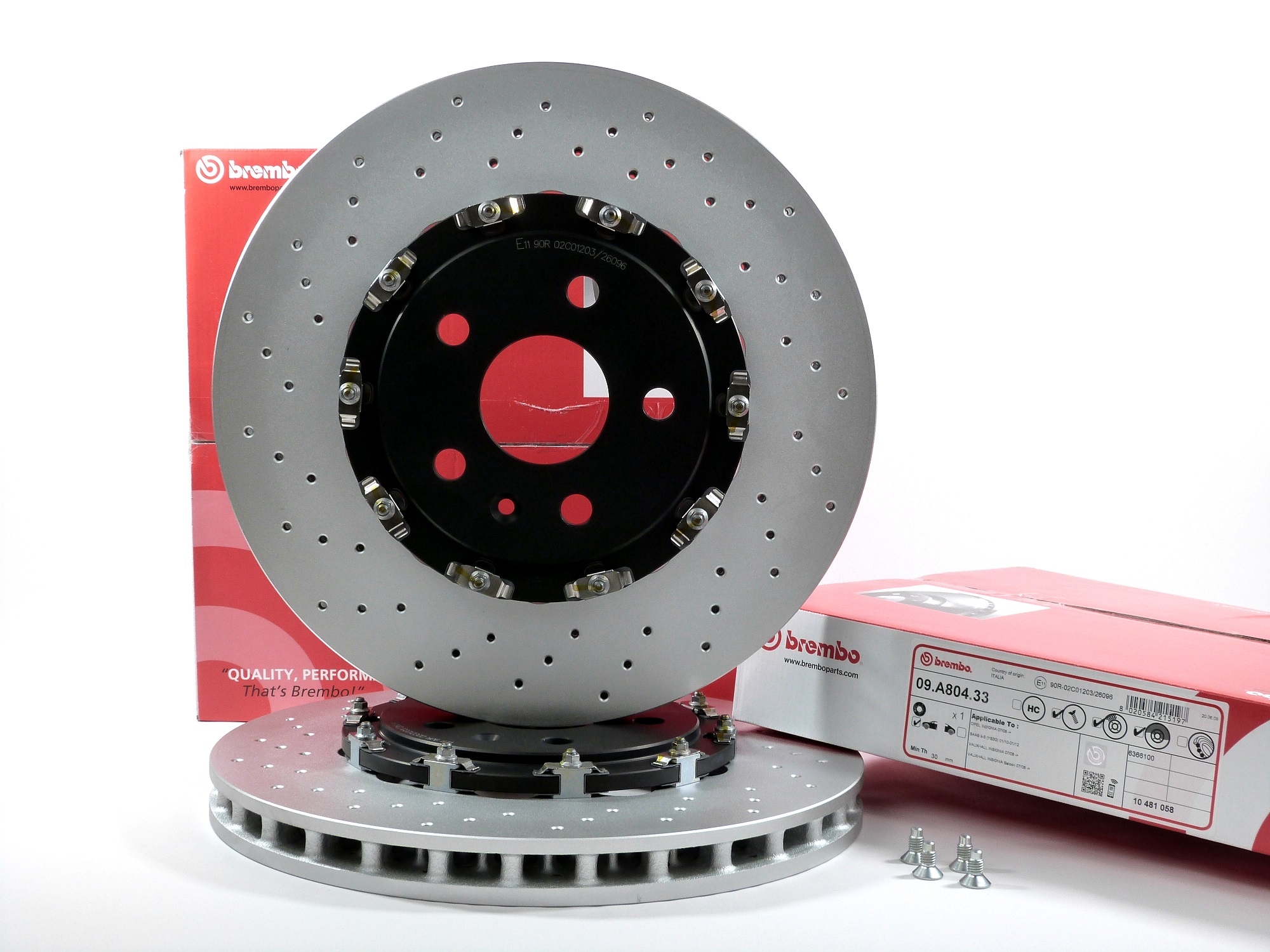 Brembo Bremsscheibensatz 09.A804.33