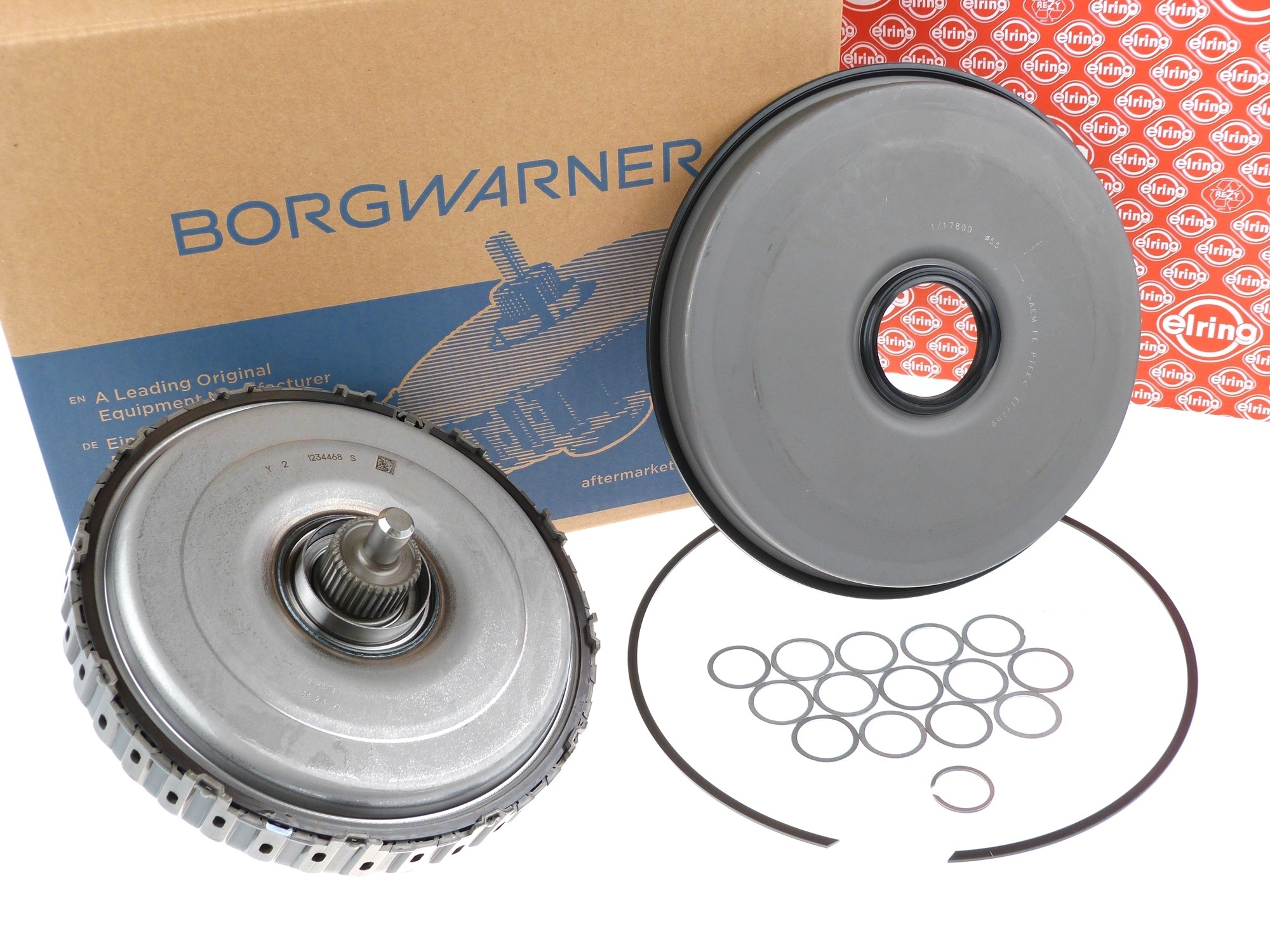 BorgWarner Kupplungssatz 203769 mit Deckel und Sicherungsringen