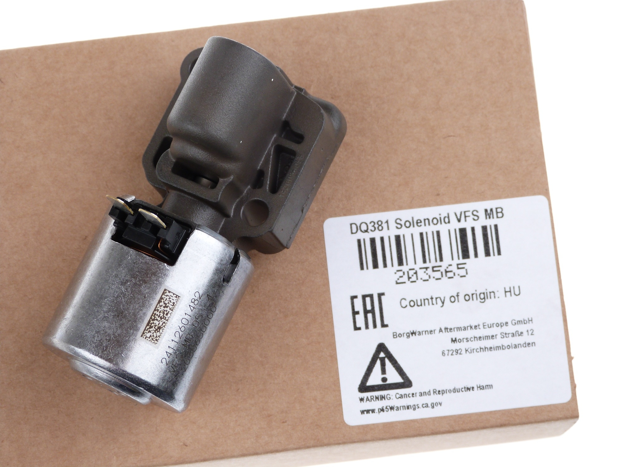 1 Stück BorgWarner Magnetventil N435 N439
