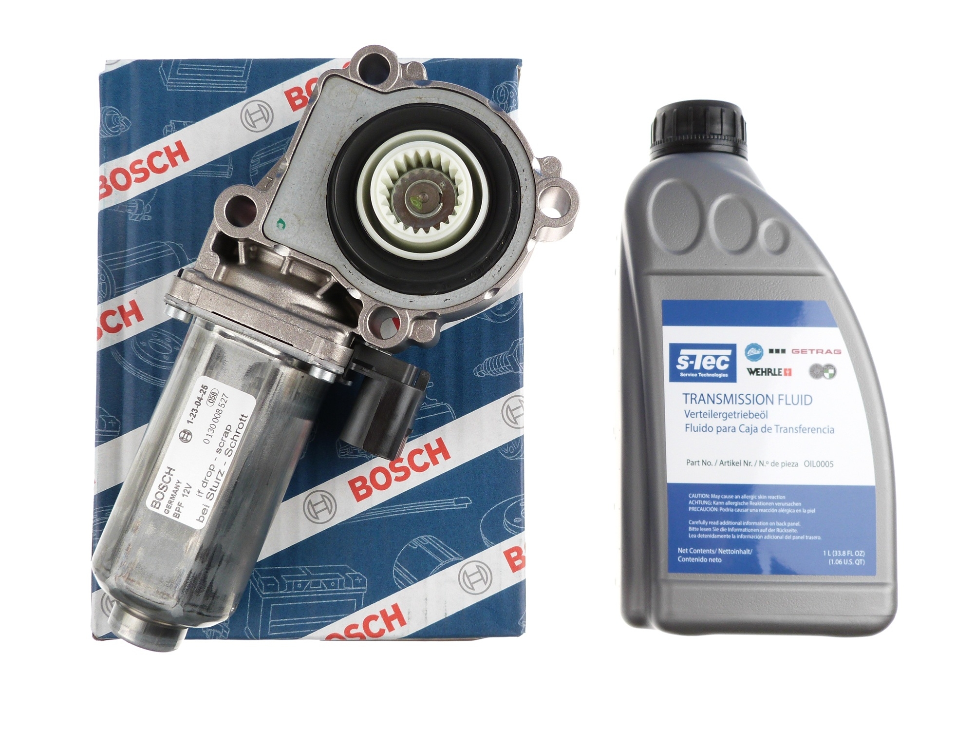 BOSCH Stellmotor Verteilergetriebe S-TEC Verteilergetriebeöl 1 Liter