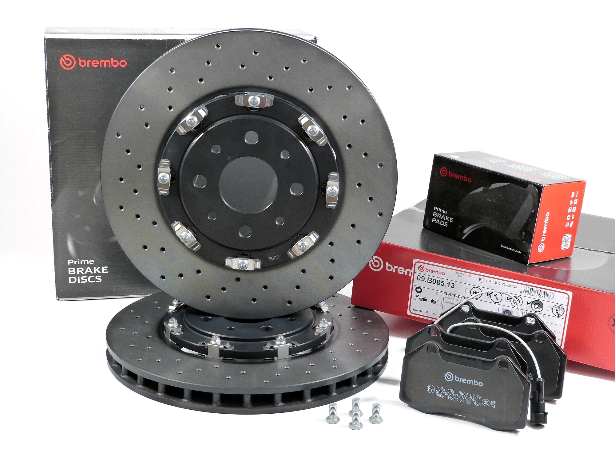 Brembo Bremsscheibensatz 09.B085.13 inkl. Belagsatz