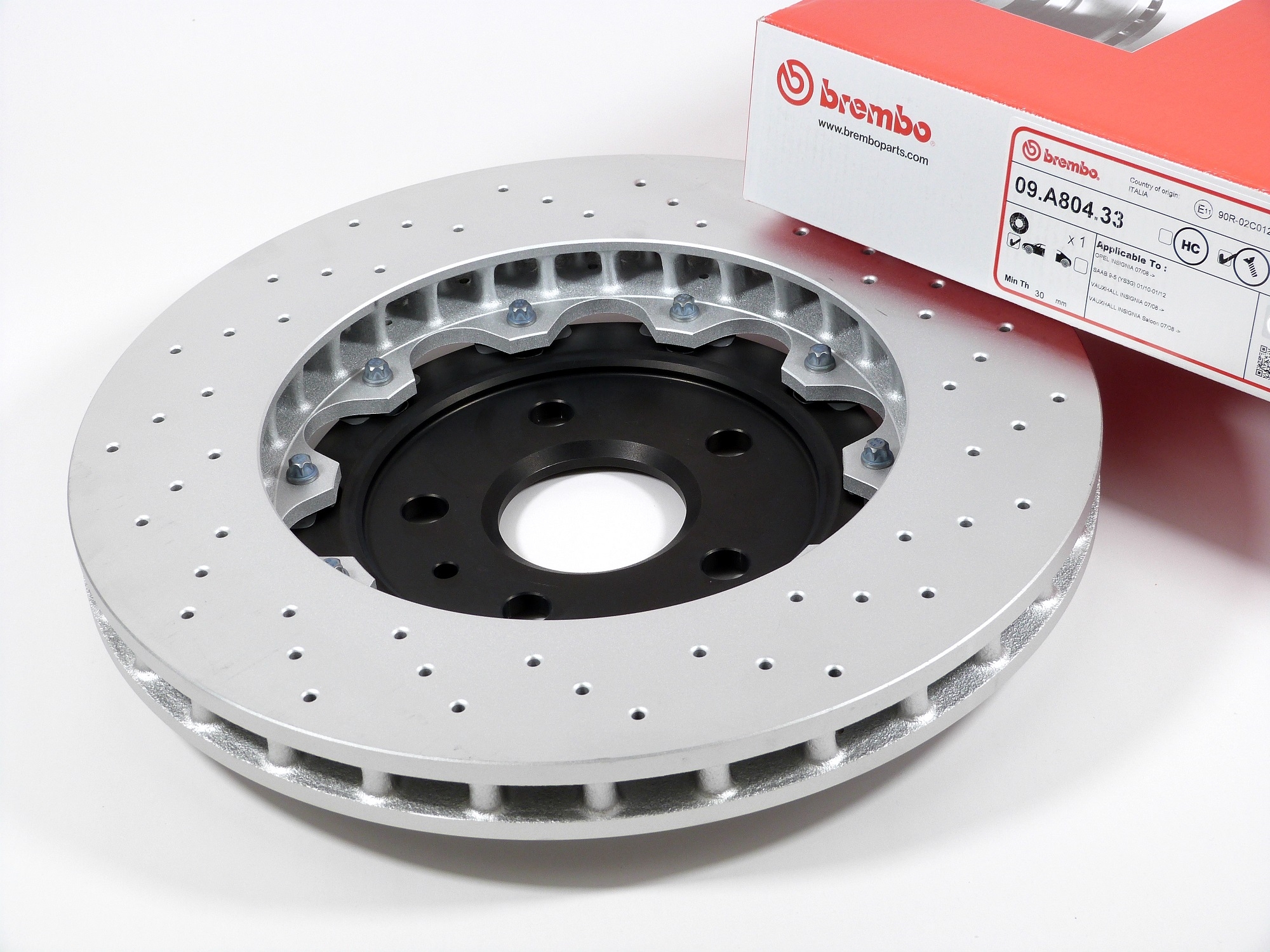 Brembo Bremsscheibensatz 09.A804.33