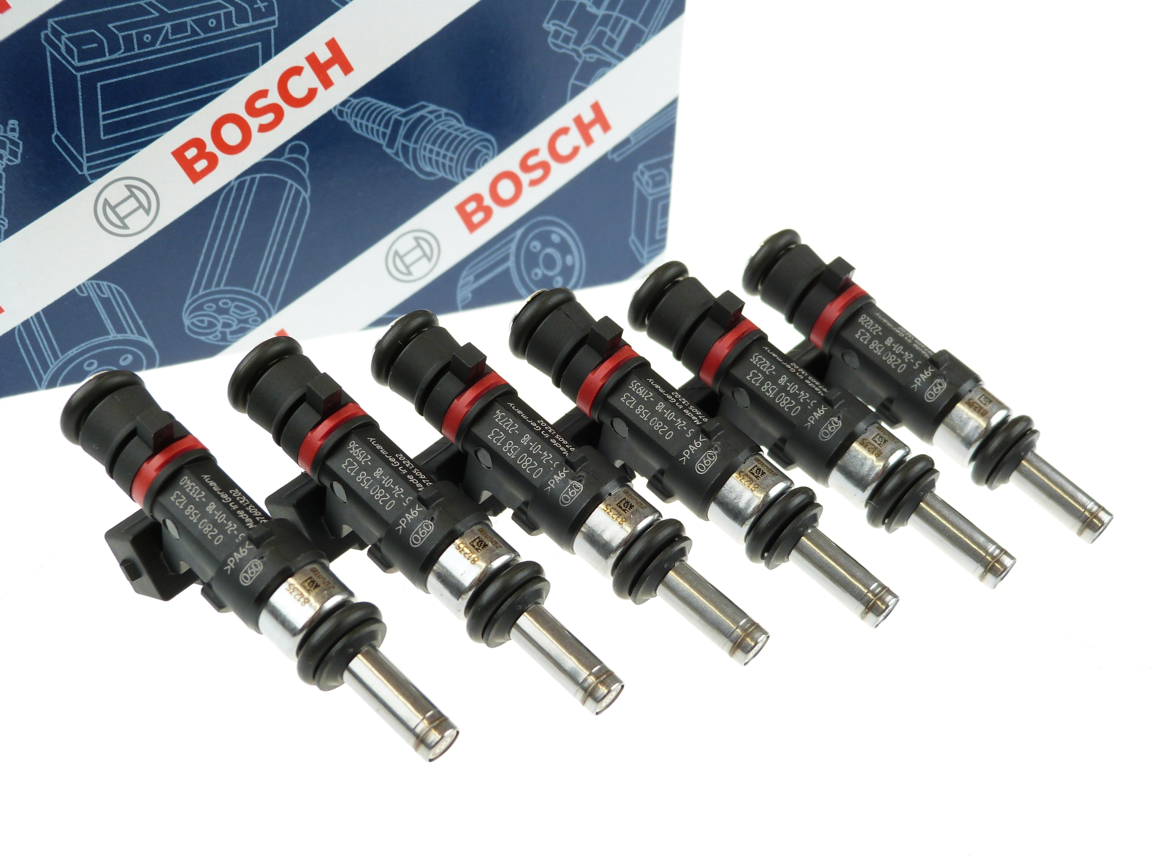 6 Stück Bosch 0 280 158 123 Einspritzventile 650 ccm