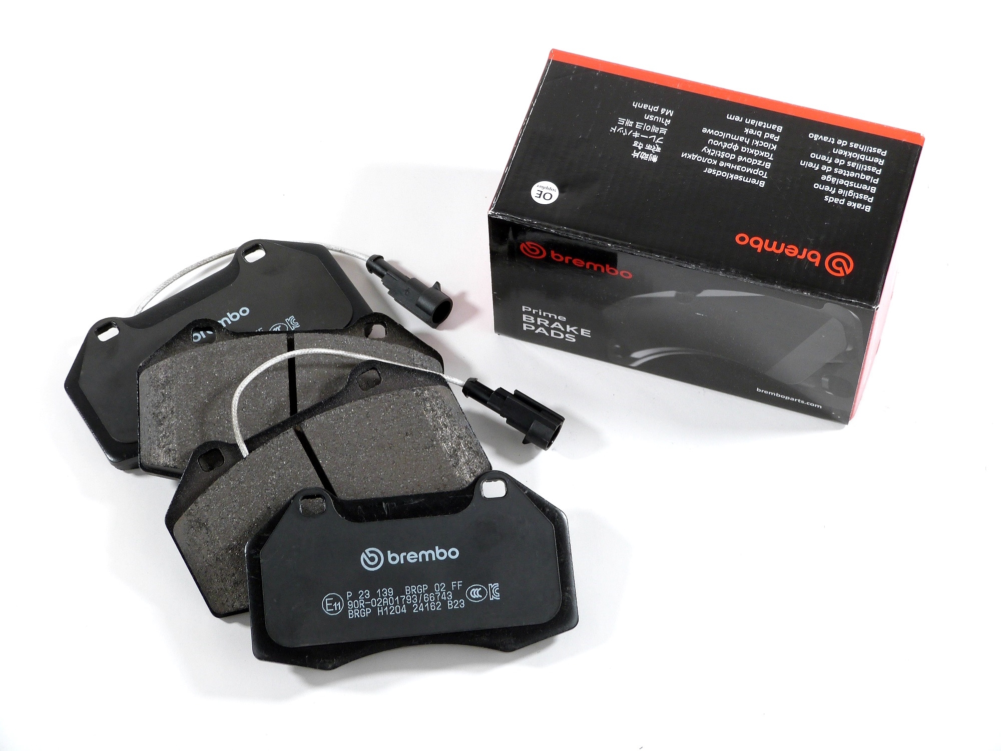 BREMBO Bremsbelagsatz P23139 Vorderachse