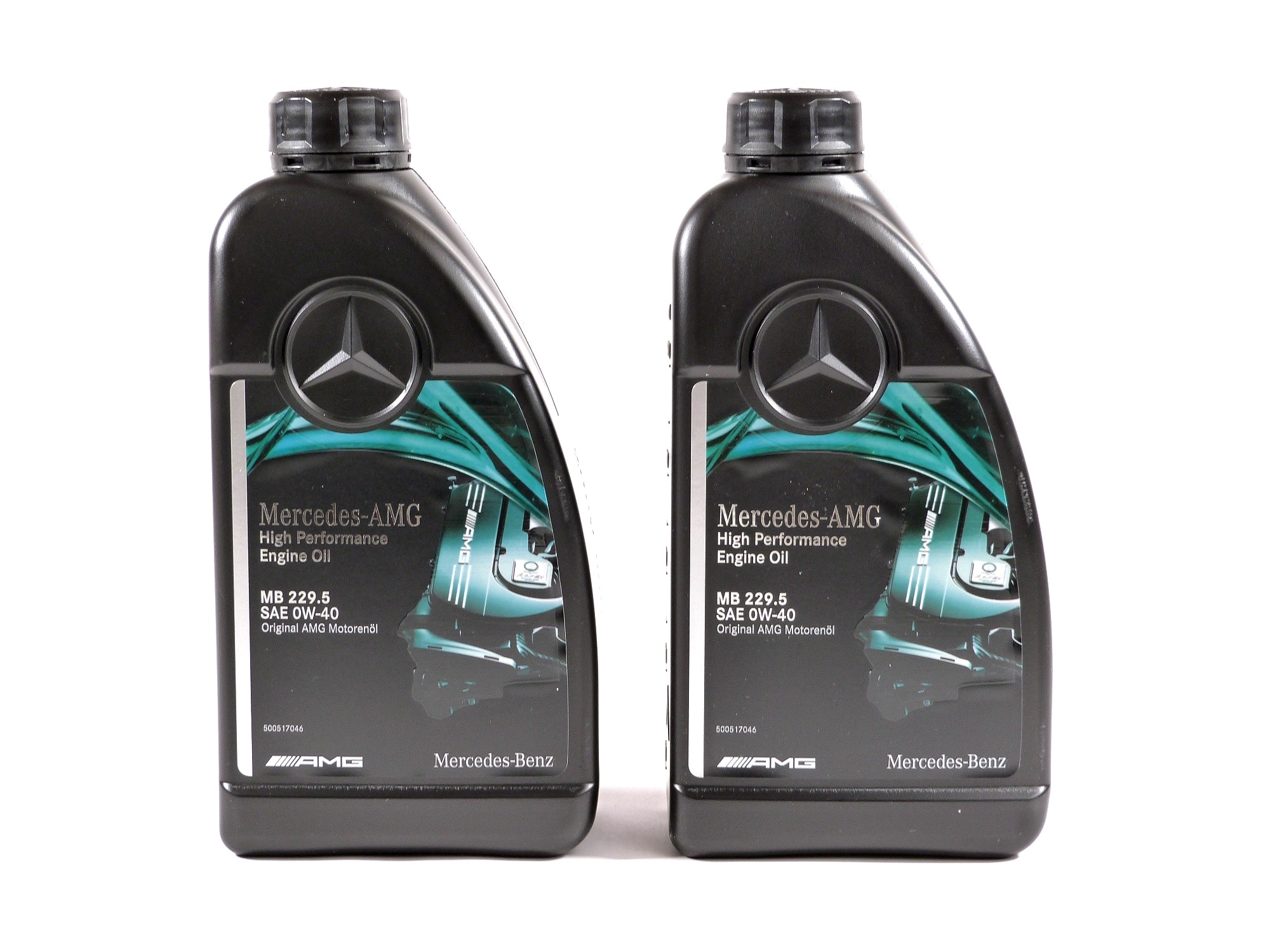 2 Liter Mercedes-Benz AMG Motorenöl 0W-40 MB-Freigabe 229.5
