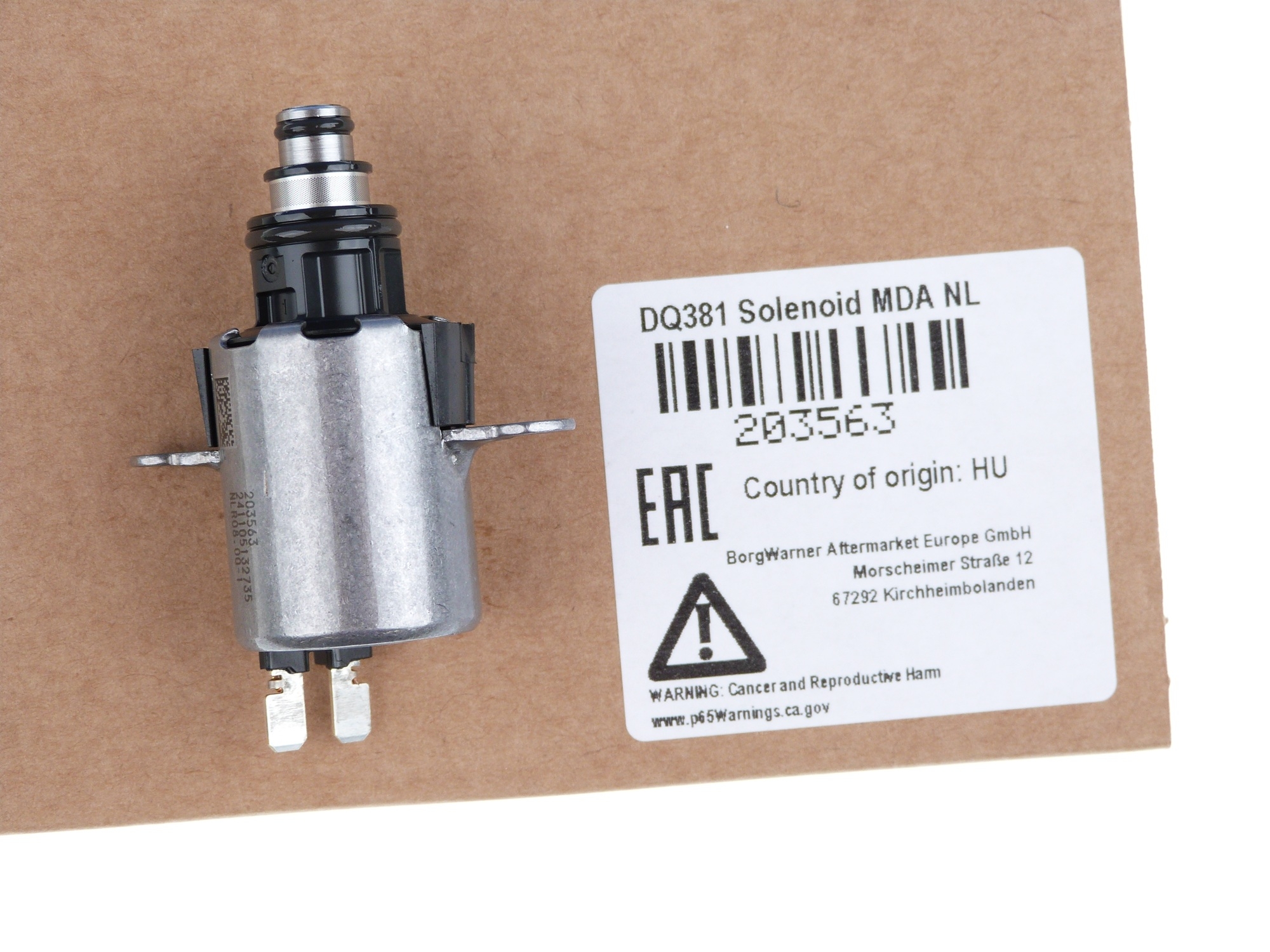 1 Stück BorgWarner Magnetventil N436 N440