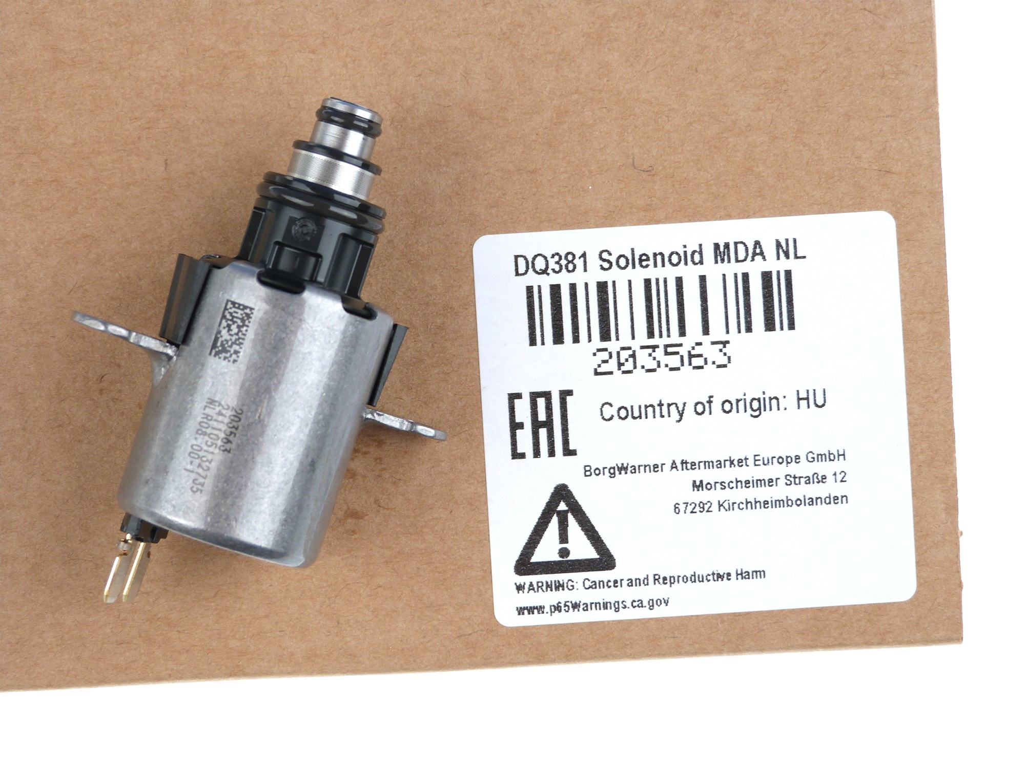 1 Stück BorgWarner Magnetventil N436 N440