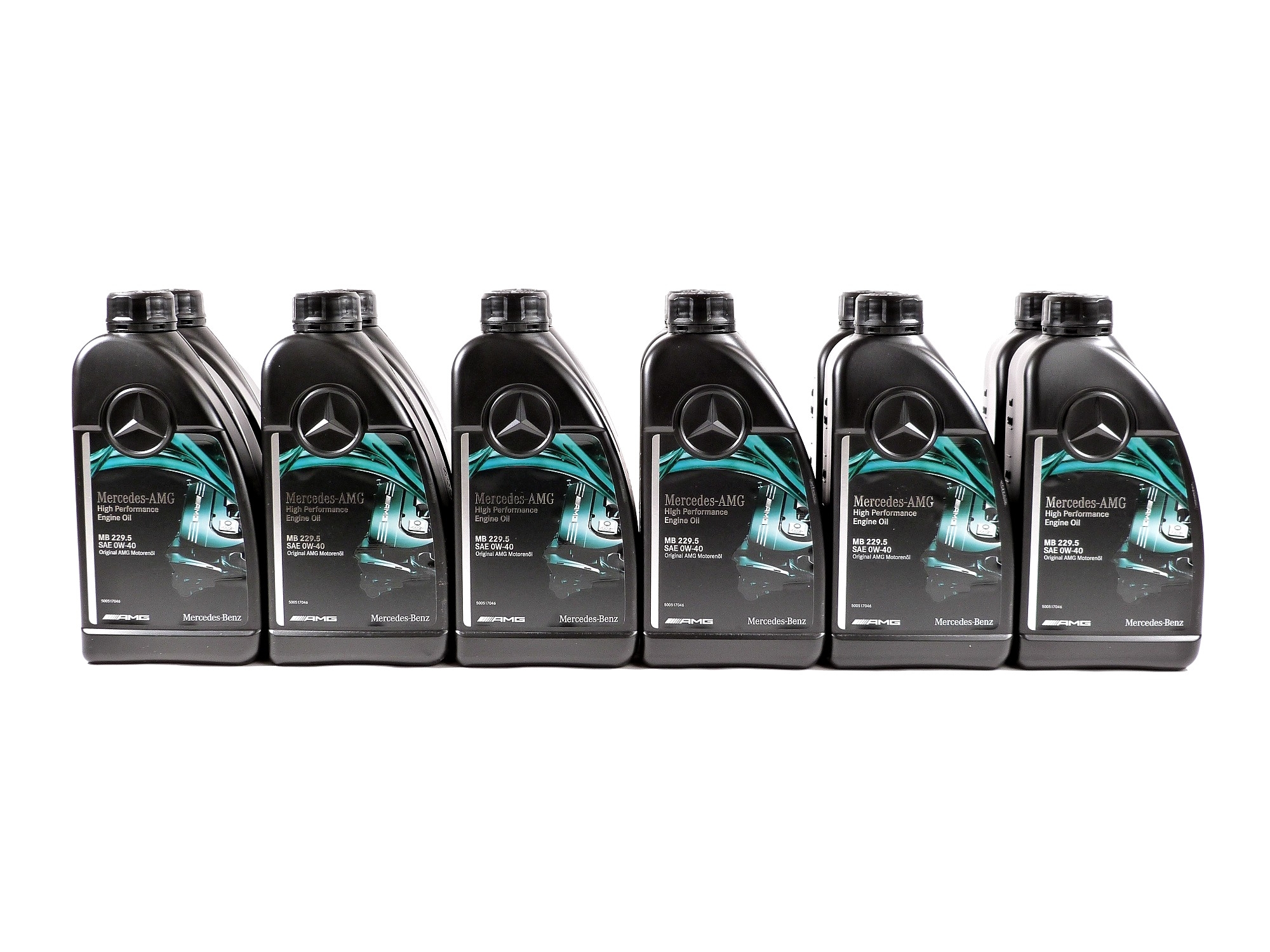 12 Liter Mercedes-Benz AMG Motorenöl 0W-40 MB-Freigabe 229.5