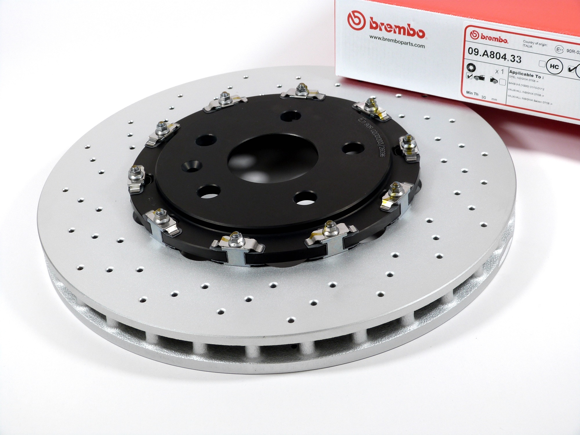 Brembo Bremsscheibensatz 09.A804.33